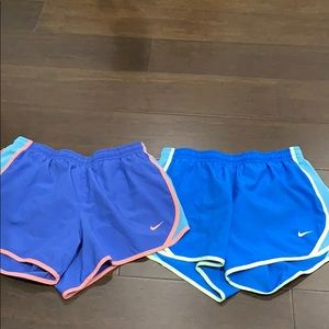 2 pairs of Nike dri-fit shorts children’s